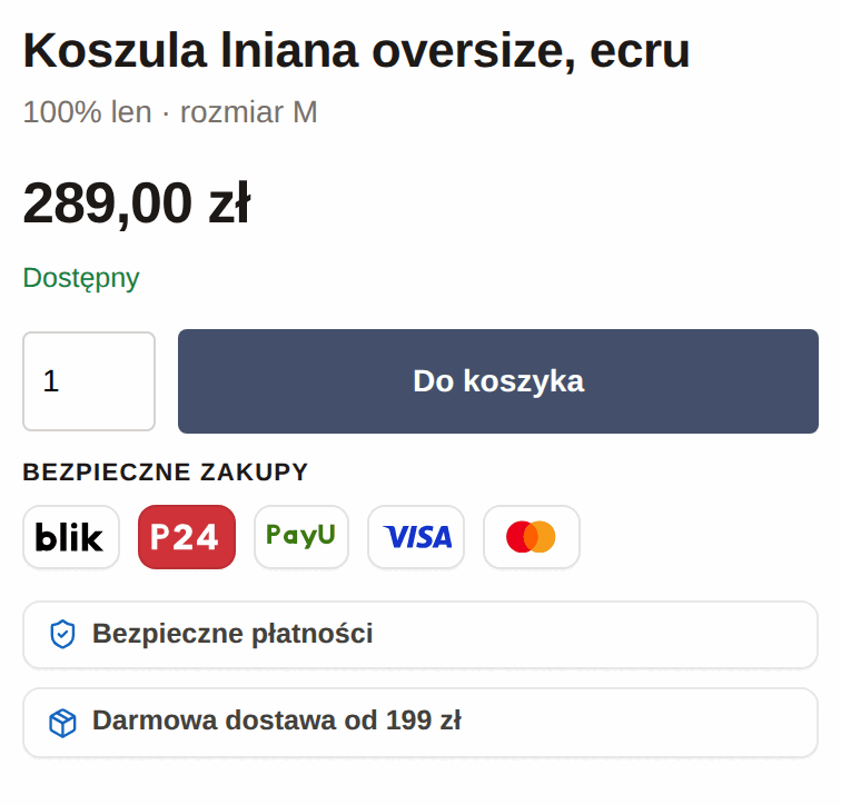 Pieczęcie w stylu Kafelek: białe pola z cienką ramką