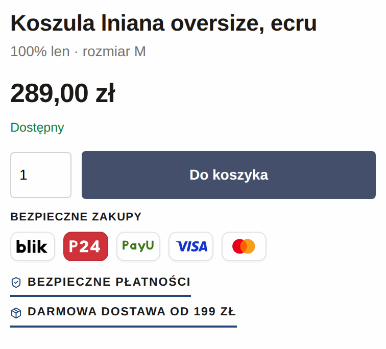 Pieczęcie w stylu Kreska: tekst wersalikami z kreską pod spodem