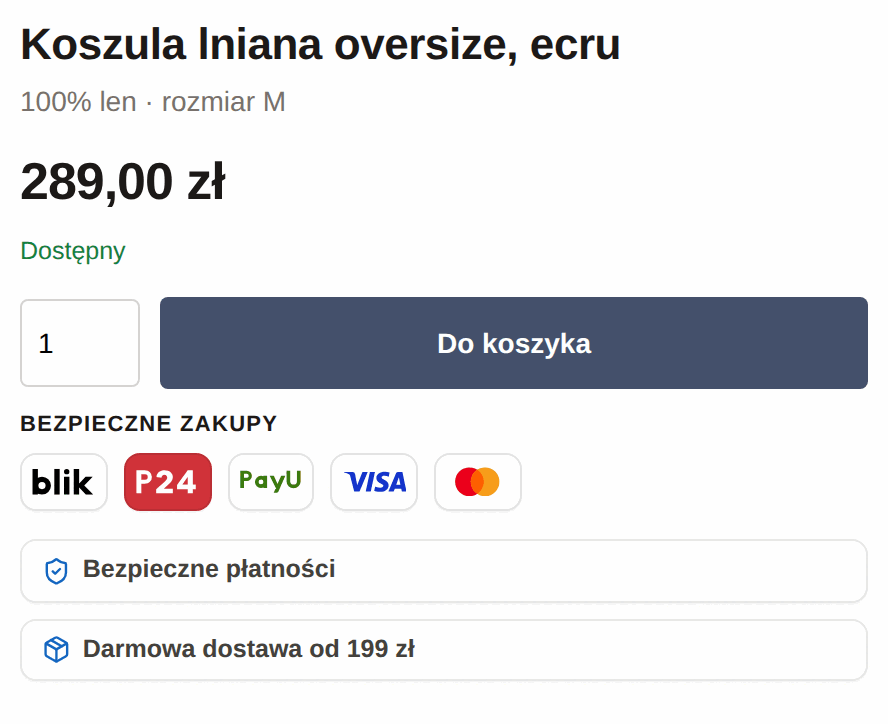 Komputer: pasek jest widoczny